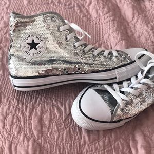 SEQUIN HIGH TOPS